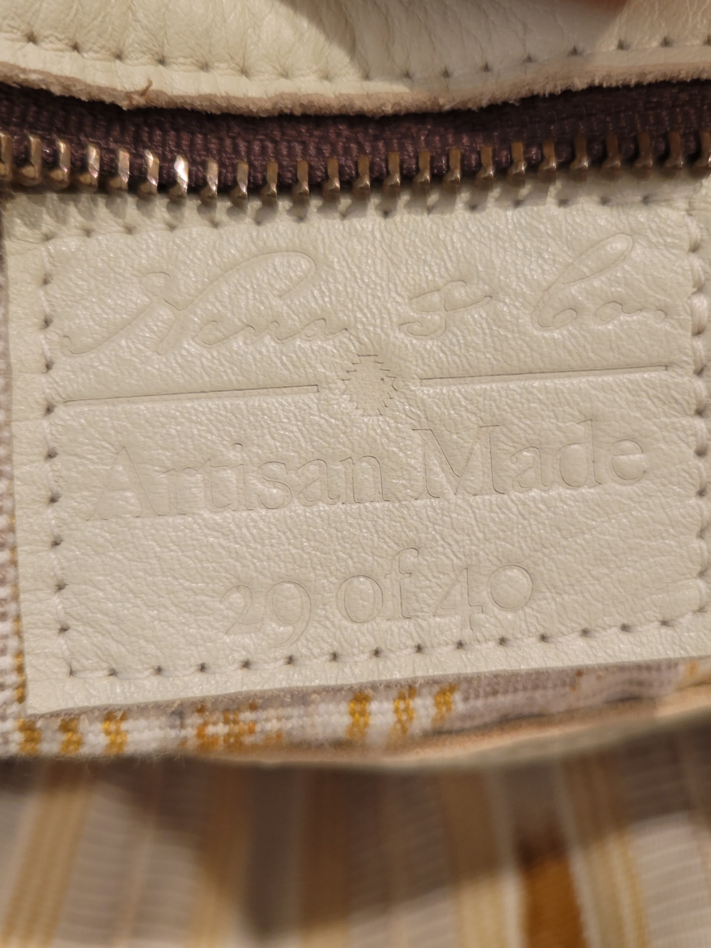 Nena & Co. Cream Tote with Multicolor Guatemalan  Huipil Textiles - Picture 10 of 11